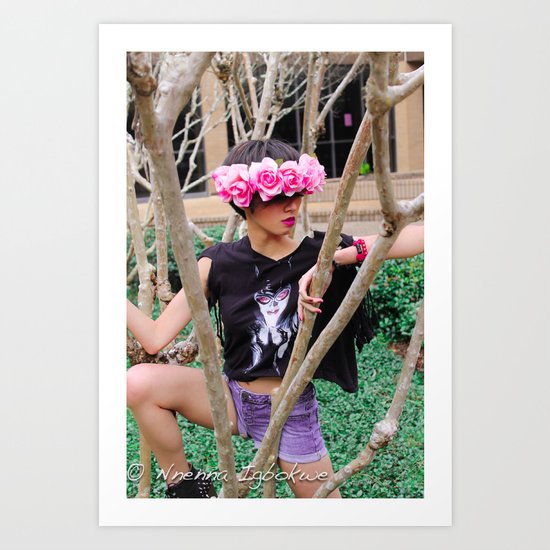 Nu goth 1 Color Art Print