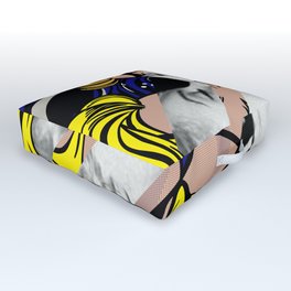 Roy Lichtenstein The Kiss and Marylin with James Outdoor Floor Cushion | Graphicdesign, Kiss, Marylin, Roylichtenstein, Popartcanvas, Lichtensteinposter, Lichstensteindesign, Popart, Popartposter, Lichtensteincollage 
