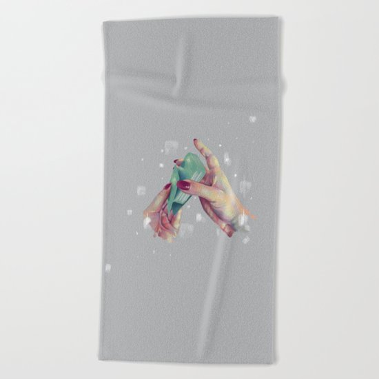 Hand Me the Card Beach Towel