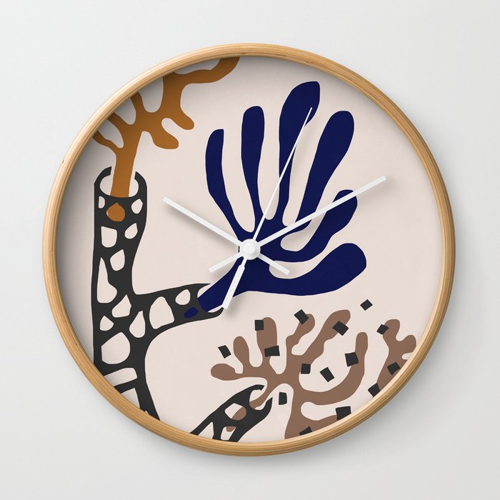 Plant Composition II Wall Clock