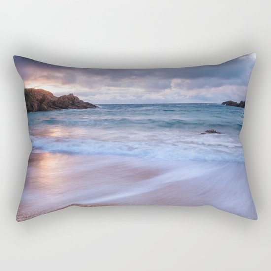 Sunset ocean Rectangular Pillow