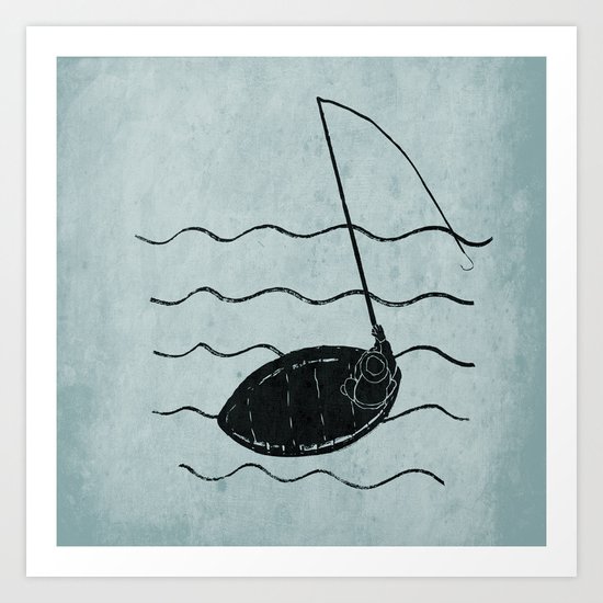Catch a tune Art Print
