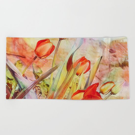 Spring Beauties Beach Towel