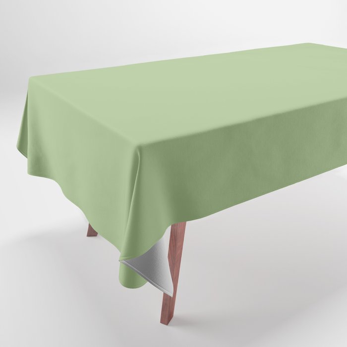 Solid Light Sage Green Tablecloth by Kierkegaard Design Studio Society6