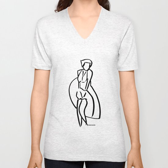 - marilyn_14 - Unisex V-Neck