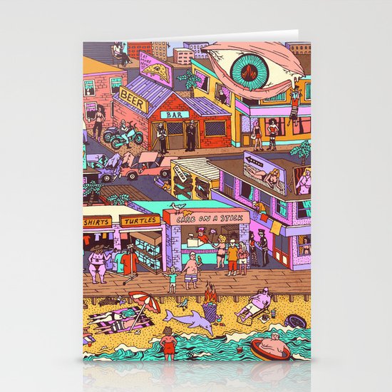 Fried n' Cheesy Stationery Cards