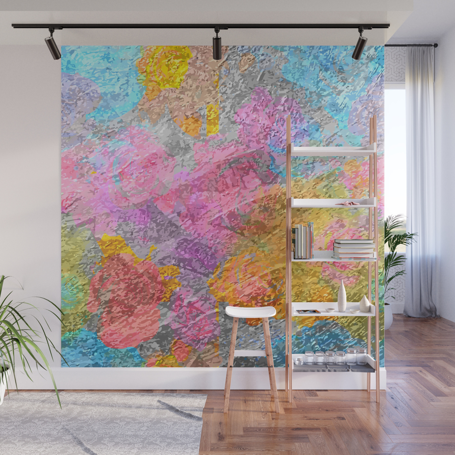 Abstract Colors 2 Wall Mural By Kamelia 12 Society6