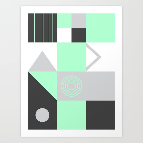 Geometrie Art Print