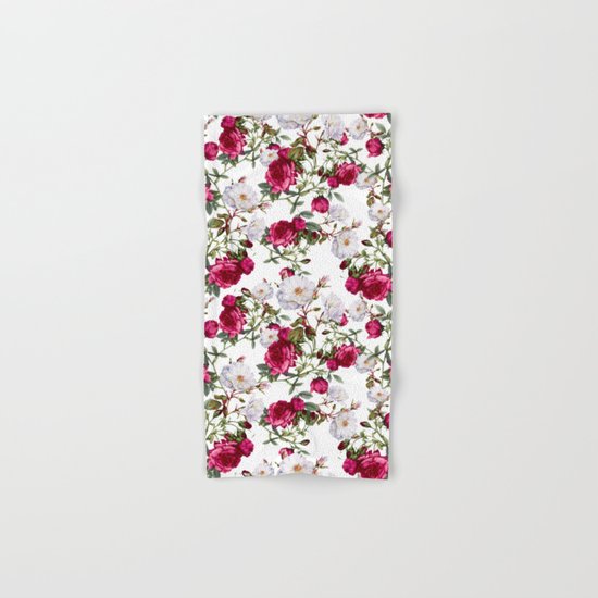 Vintage Roses Hand & Bath Towel