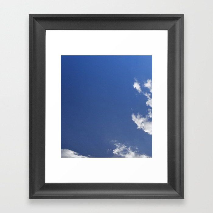 White Edge Framed Art Print