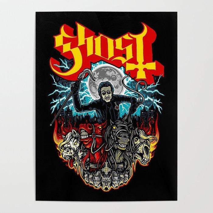 best of music rock metal ghost band Poster by house57