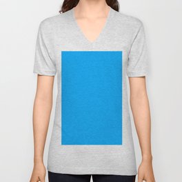 Monochrom  blue 0-170-255 V Neck T Shirt