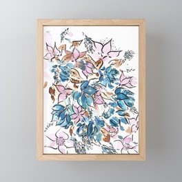 July Bouquet  Framed Mini Art Print