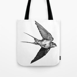 Flying Swallow Bird Tote Bag