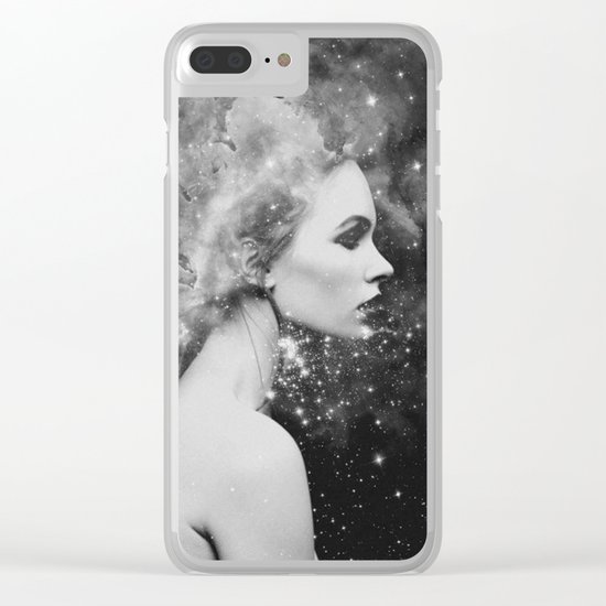Head in the stars Clear iPhone Case