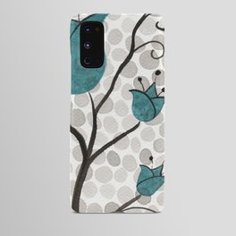 Teal Scandinavian Tulips Android Case