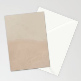 Neutral Pink Beige Gradation Texture Painting Stationery Cards