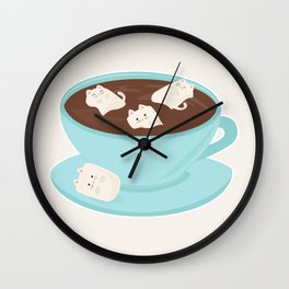 Marshmeowlows Wall Clock