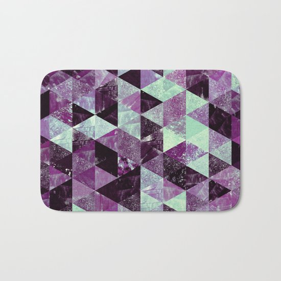 Abstract Geometric Background #22 Bath Mat