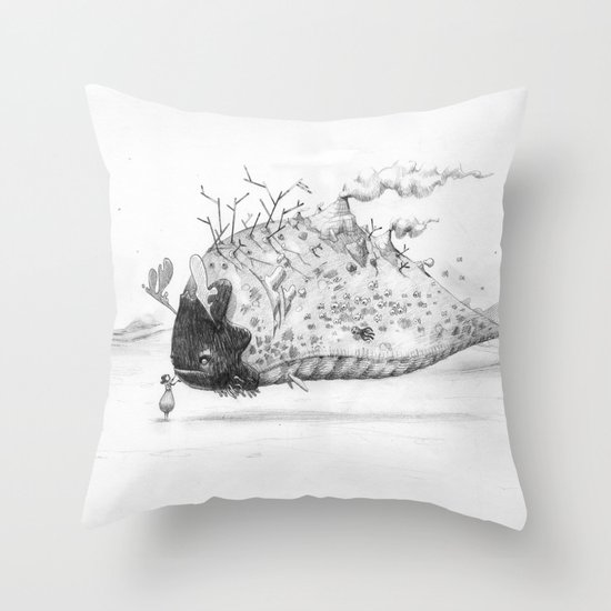 Touching you Throw Pillow