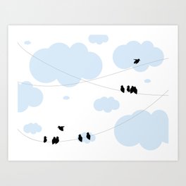 Hanging Around Art Print
