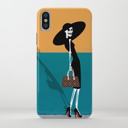 Modern Catrina iPhone Case | Diadelosmuertos, Mexico, Diasdelosmuertos, Illustration, Model, Catrina, Dayofthedead, Fashion, Digital, Calaveras 