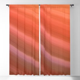 Orange Wave Blackout Curtain