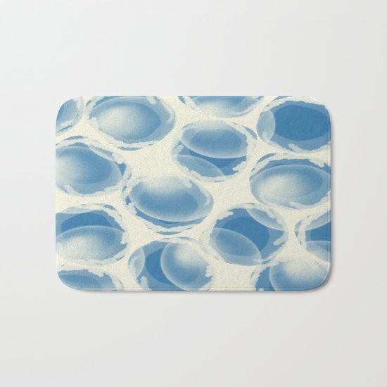 Blue pattern 2 Bath Mat