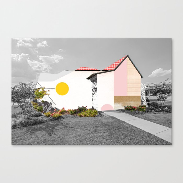 abstract house dream 21 Canvas Print