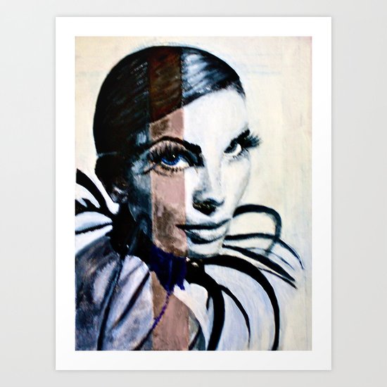 Lady Sphinx Art Print