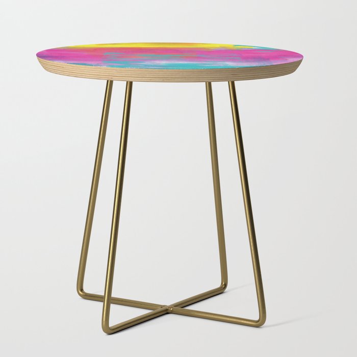 Neon acrylic outlet side table