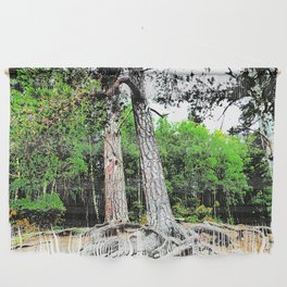 Amazing Tree Roots in Expressive and I Art Wall Hanging