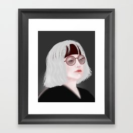 Miss Evie The Witch Framed Art Print