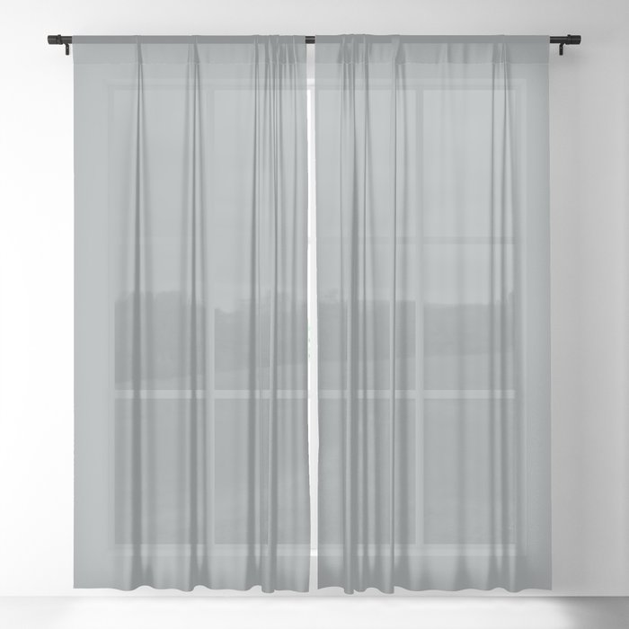 African Gray Sheer Curtain