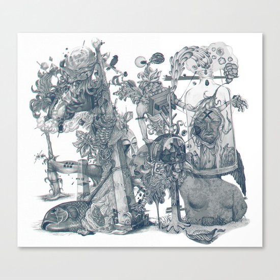 seam imaginations Canvas Print