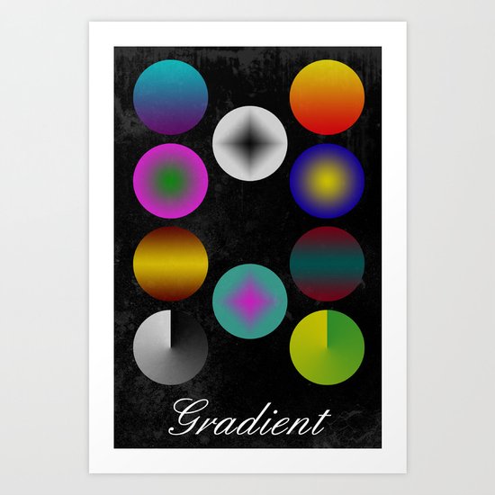 Gradient Art Print