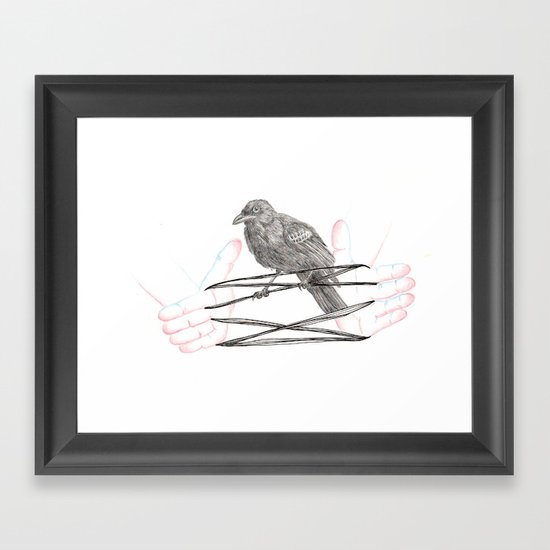 3D Cat's Cradle #1 Framed Art Print