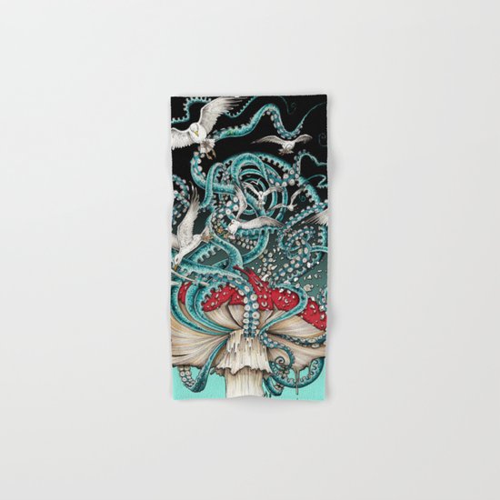 Flying the Agaric Hand & Bath Towel