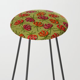 Little Lily Bloom Light Green Counter Stool