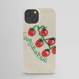 sagittarius tomato iPhone Case