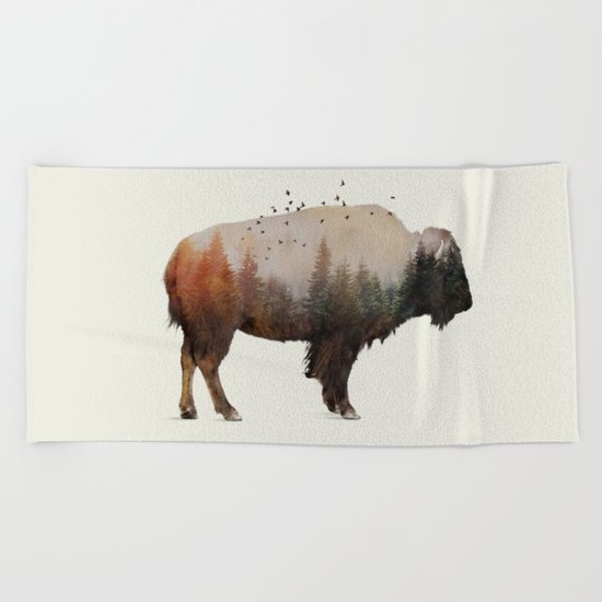 Bison Beach Towel