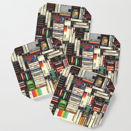 Cassettes, VHS & Video Games Coaster