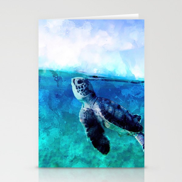 Just Keep Swimming Stationery Cards