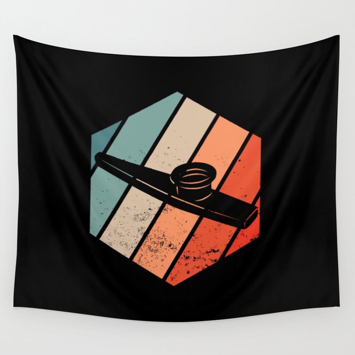Kazoo Music Instrument Vintage Gazoota Bazoo Wall Tapestry by