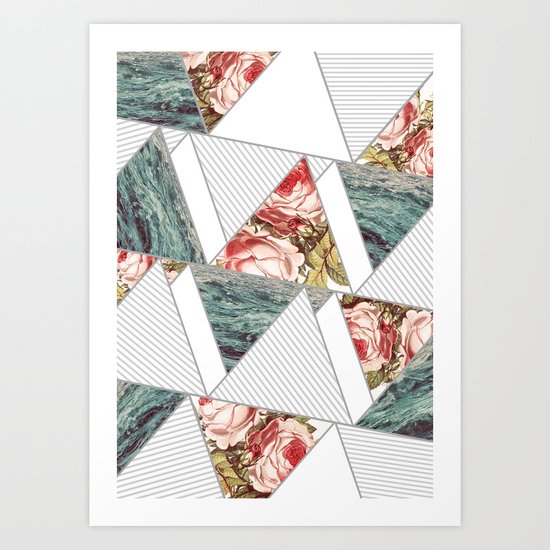Sea roses Art Print