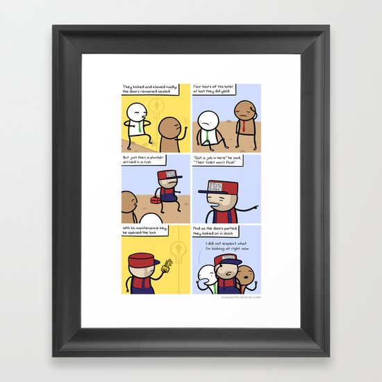 Antics #043 - OUTSIDE QUEST: PART 2 Framed Art Print