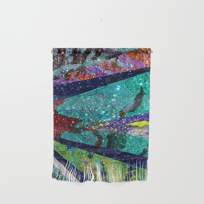 Peacock Mermaid Battlestar Galactica Abstract Wall Hanging