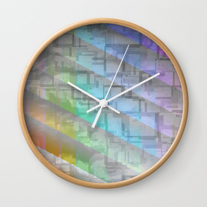 Rainbow Renegade Wall Clock