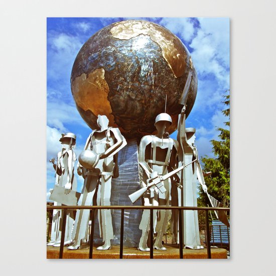 lakewood Veterans Memorial Canvas Print