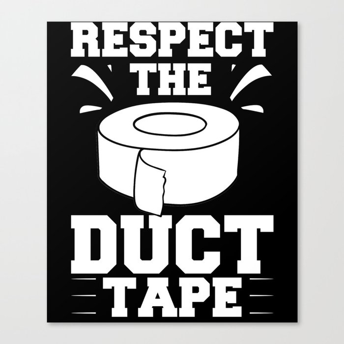 Duct Tape Roll Duck Taping Crafts Gaffa Tape Canvas Print